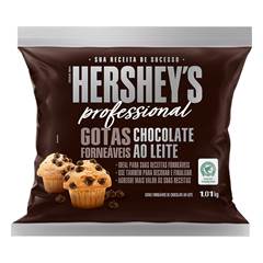 GOTAS CHOCOLATE HERSHEYS AO LEITE 1,01KG