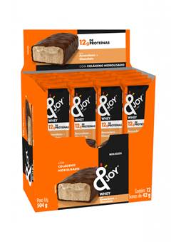 BARRA PROT WHEY & JOY AMENDOIN 12X42G