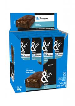BARRA PROT WHEY & JOY  AVELA 12X42G