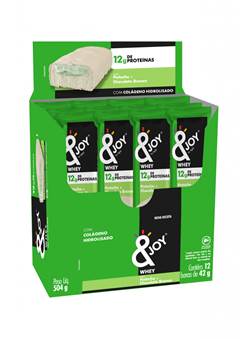 BARRA PROT WHEY & JOY 12X42G  PISTACHE