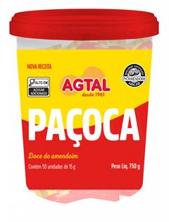 PACOCA ROLHA AGTAL POTE 50X15G