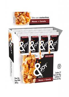BARRA CER & JOY 12X30G NOZES E CANELA